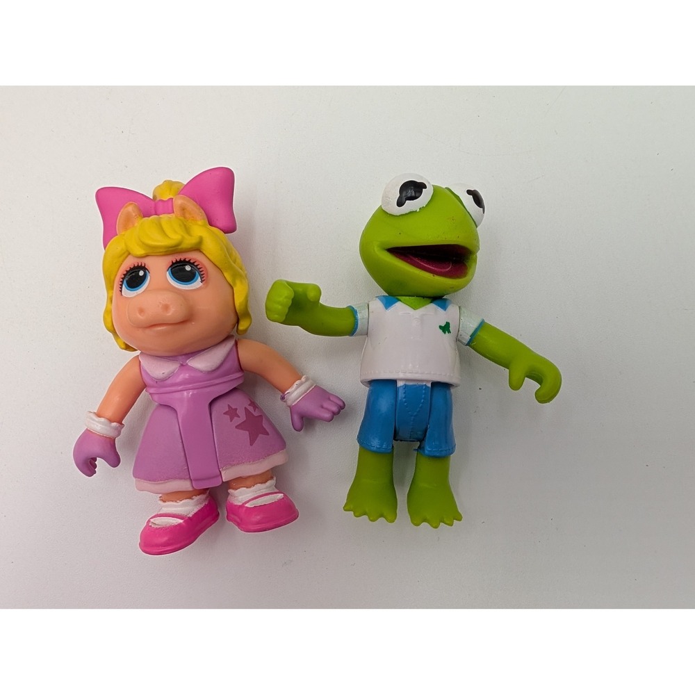 Disney Muppet Babies Figure Lot Kermit Miss Piggy Disney Junior